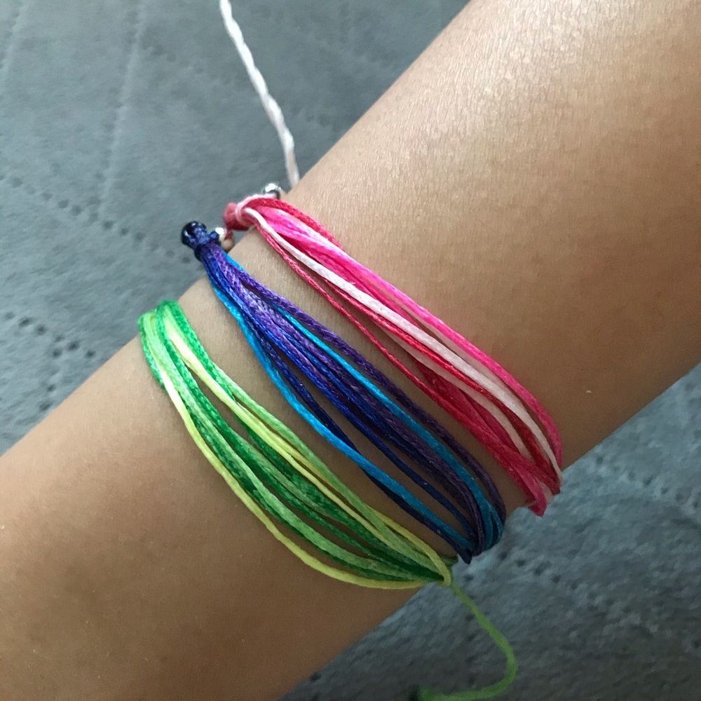 Handmade friendship bracelets